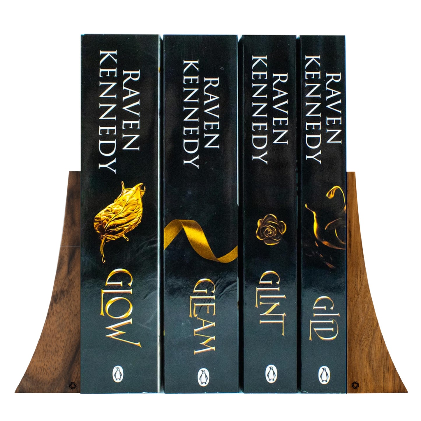 TILISMA Bookends for Heavy Books ā Walnut Wood Book Ends for Shelves ā Heavy Duty Bookends to Hold Books ā Decorative Book Ends for Home Library ā Wooden Bookend for Shelf - Bookshelf Accessories