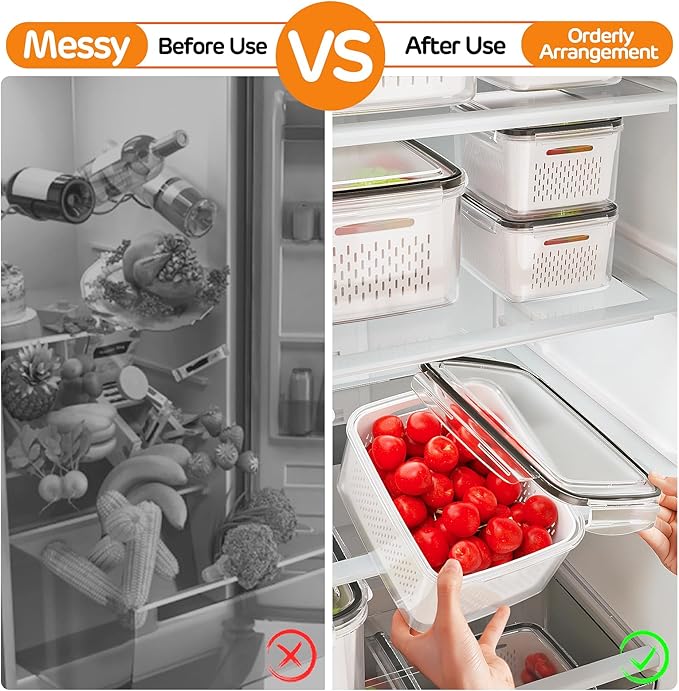 5-Pack Fruit Storage Containers