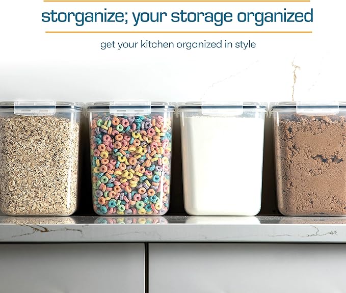 Flour Sugar Storage Containers Great Rice Canisters Sets