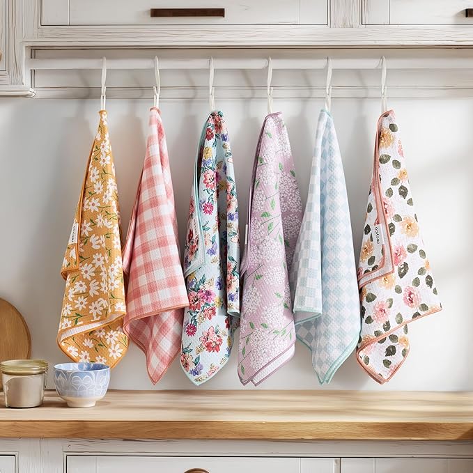 RECYCO Waffle Kitchen Towel Set of 2