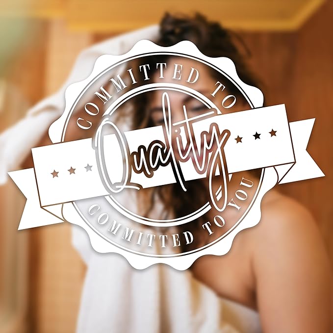 Elegant Comfort Three Line Popcorn Extra Large Luxury Bath Towel