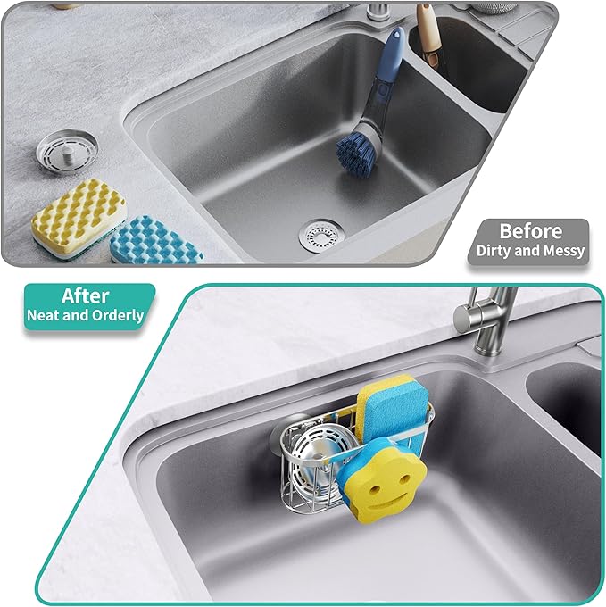 HapiRm Sink Caddy Sponge Holder