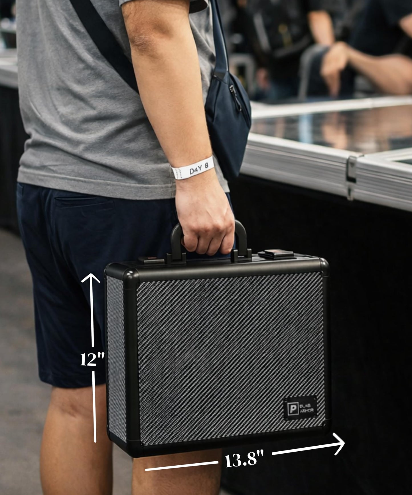 Panopply SLAB ARMOR 3 Row Graded Card Storage Box PSA Card Slab Case For Graded cards Hold 120+ Slabs Graded Card Case PSA Graded Card Storage Sports Baseball Card Collector Gifts (CARBON FIBER)