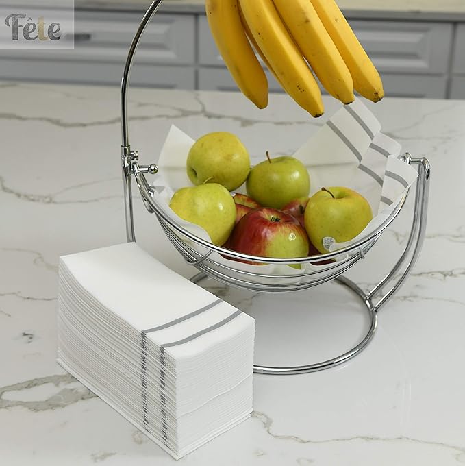 Paper Hand Towels for Bathroom, Linen-Feel Guest Towels, Formal Dinner