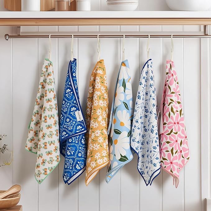 RECYCO Waffle Kitchen Towel Set of 2