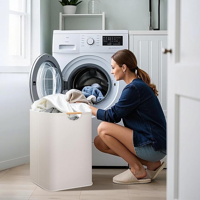 STORAGE MANIAC 3-Pack Large Laundry Hamper, 100L Collapsible Laundry Basket