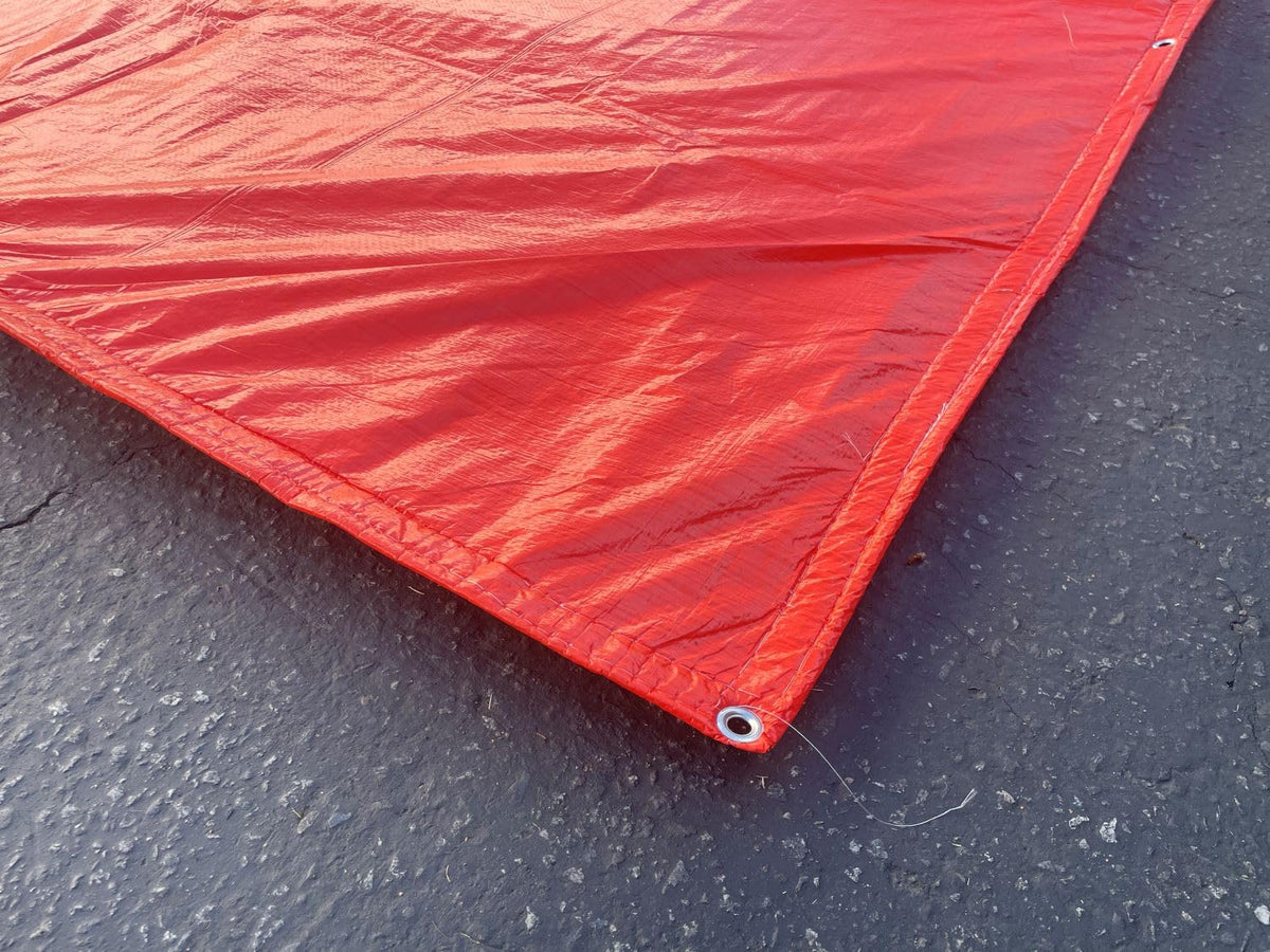 Sandbaggy Concrete Blankets Insulated 6 ft x25 ft with Grommets (max R-Value 3.35) - Waterproof, UV Resistant - Concrete Curing Tarp, Cement (5, 6 ft x 25 ft)