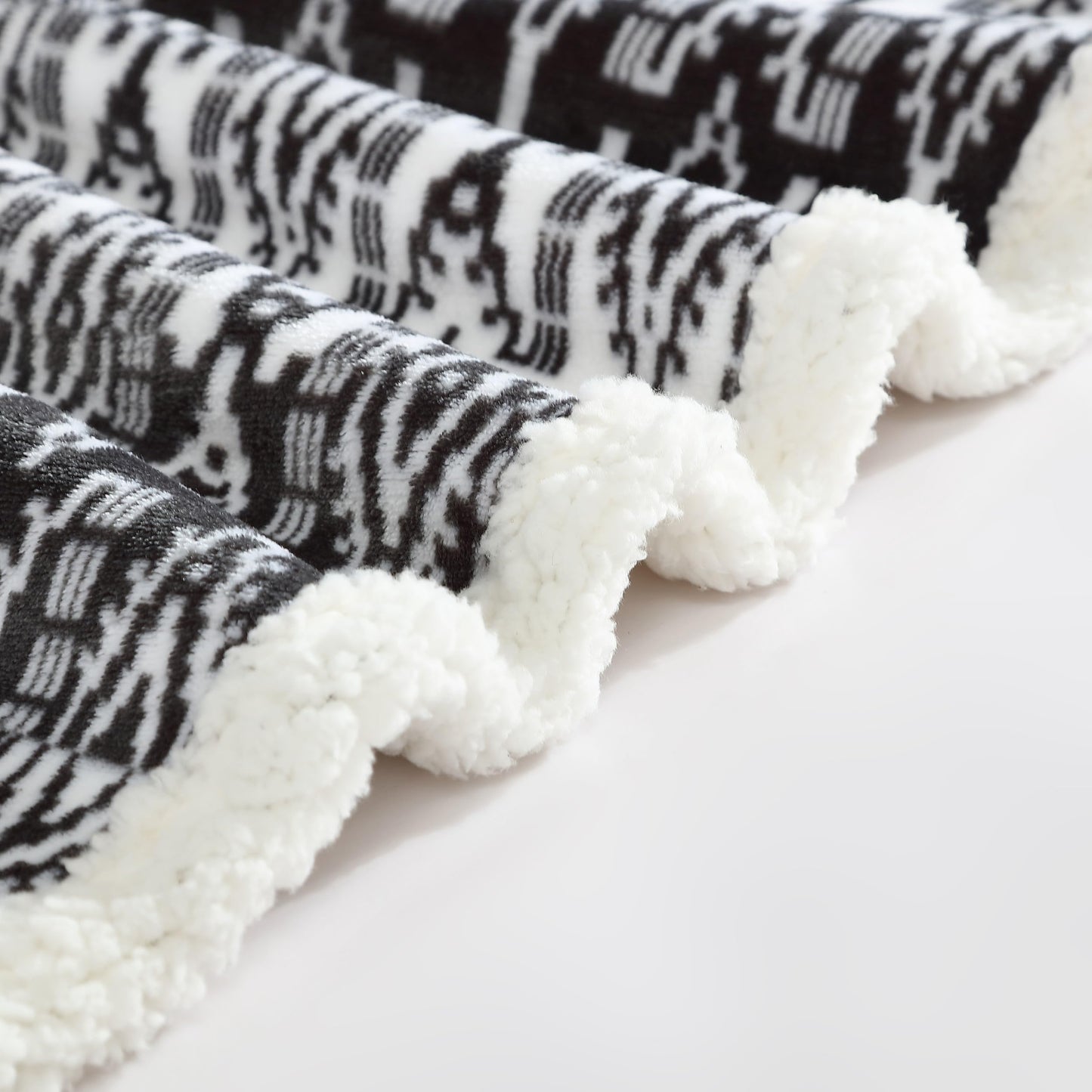Eddie Bauer - Throw Blanket, Brushed Fleece & Plush Sherpa Soft Bedding, Blanket for Couch & Bed (San Juan Grey, 50" x 60")