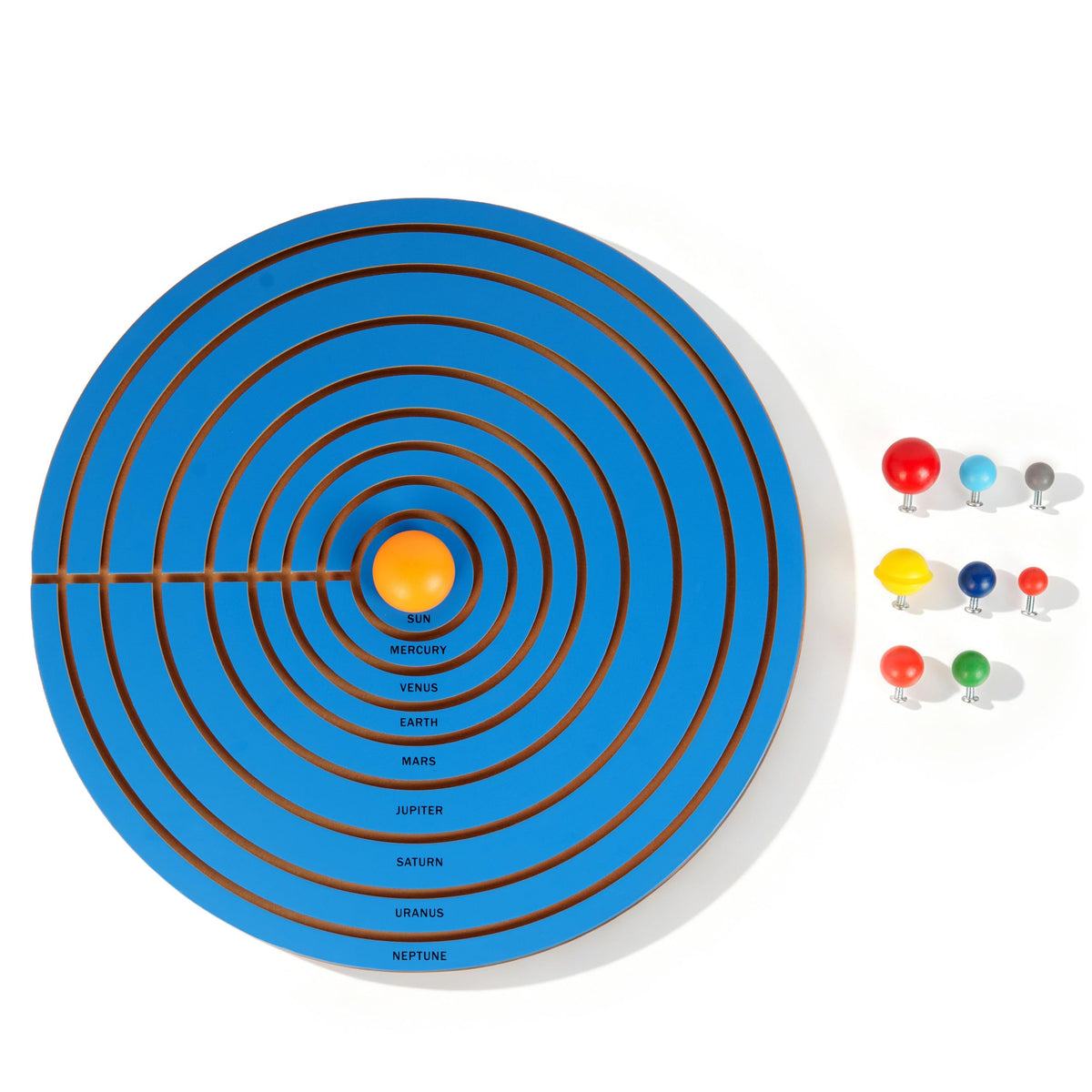Premium Montessori Solar System Puzzle β Wooden Planet Puzzle Board, 21.2in (54cm) Educational Astronomy Puzzle, Space Learning Materials for Kids, Homeschool Classroom Ages 3-6