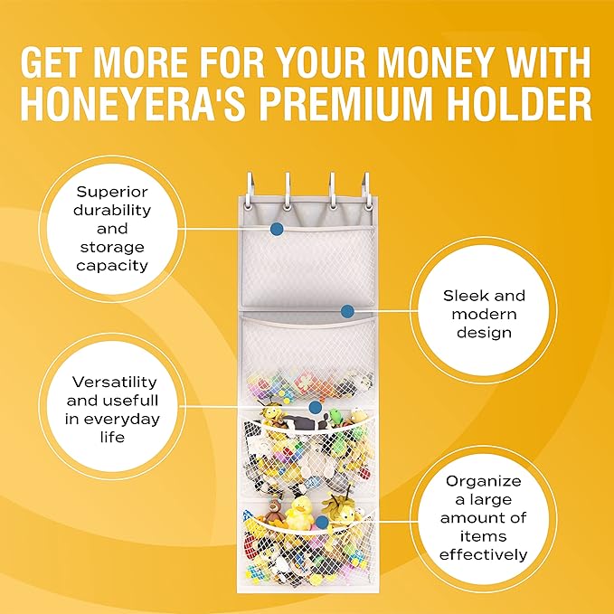 Honeyera The Original Stuffed Animal Storage