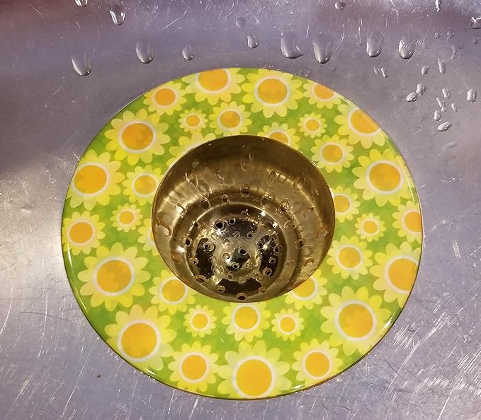 Handy Housewares 5.25" Diameter Decorative Designer Pattern Kitchen Sink
