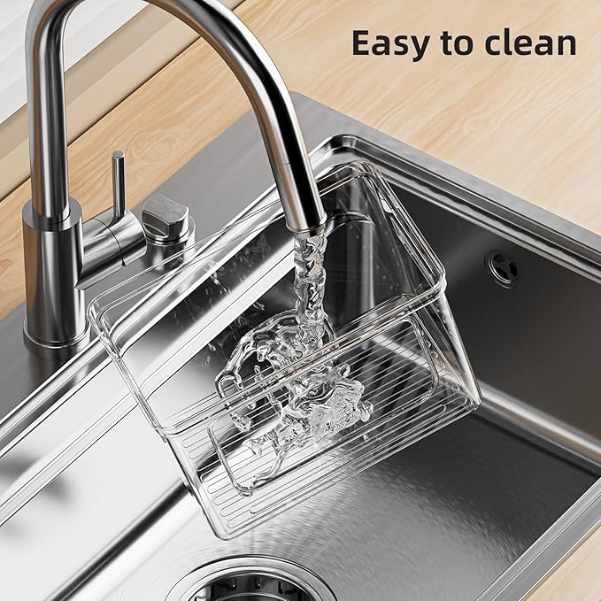 Under Sink Organizer, Plastic Trash Bag Holder Dispenser, Stackable Pantry