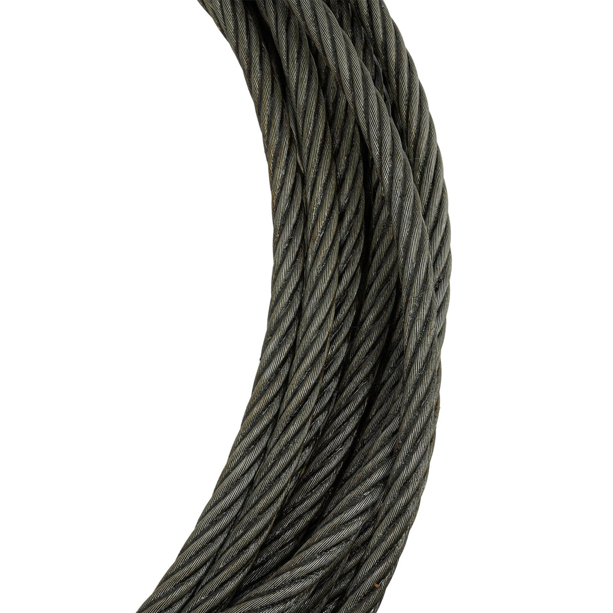 Carbon Steel Winch Cable,32000 lbs Breaking Strength, 9/16 Inch x 70 Feet Heavy Duty Towing Cable with 360° Swivel Self Locking Hook Universal Fit for Winch Operations, Lifting, Towing