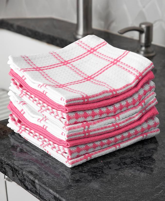 T-Fal Premium Waffle Dish Cloths: Highly Absorbent, Super Soft Long Lasting