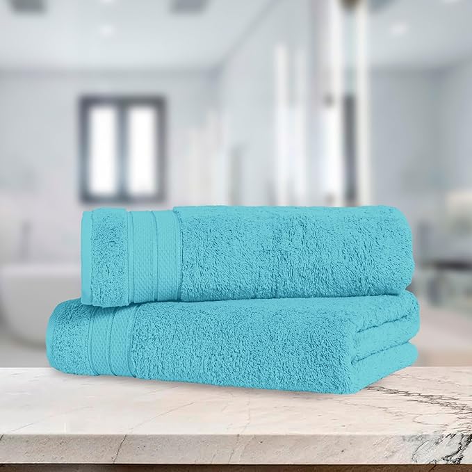 Elegant Comfort Three Line Popcorn Towel Set