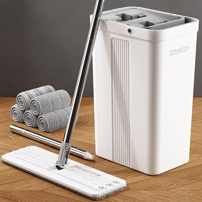 JOYMOOP Mop and Bucket with Wringer Set, Wet Dry Mops
