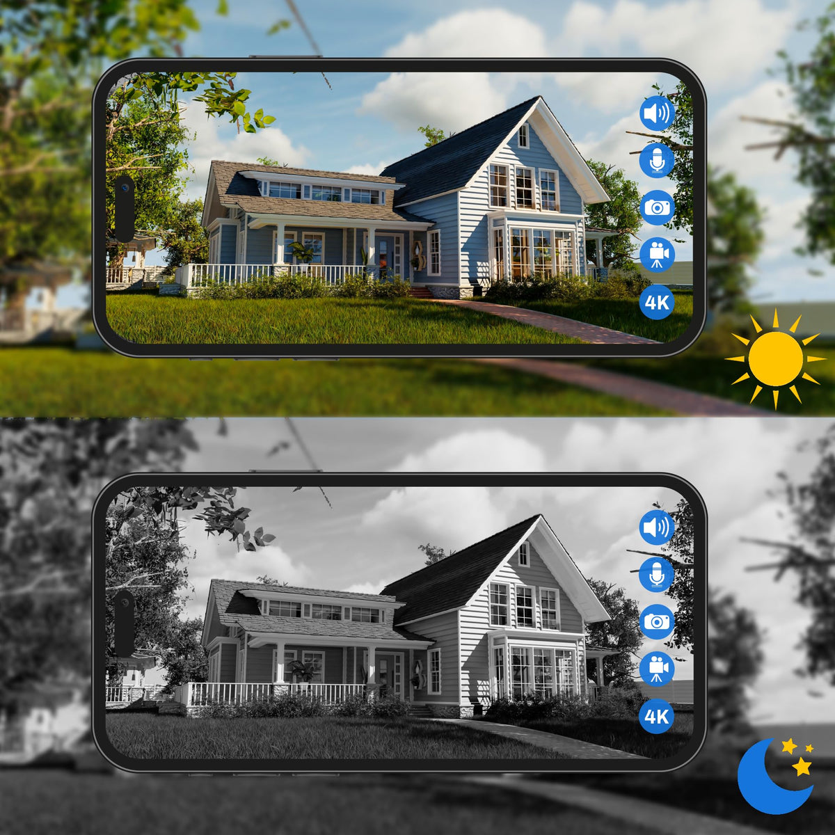 GW Security 8 Channel Smart AI PoE NVR Ultra-HD 4K (3840x2160) Security Camera System with 6 x 4K (8MP) 2160P Face Recognition/Human/Vehicle Detection Waterproof Microphone IP Dome Camera