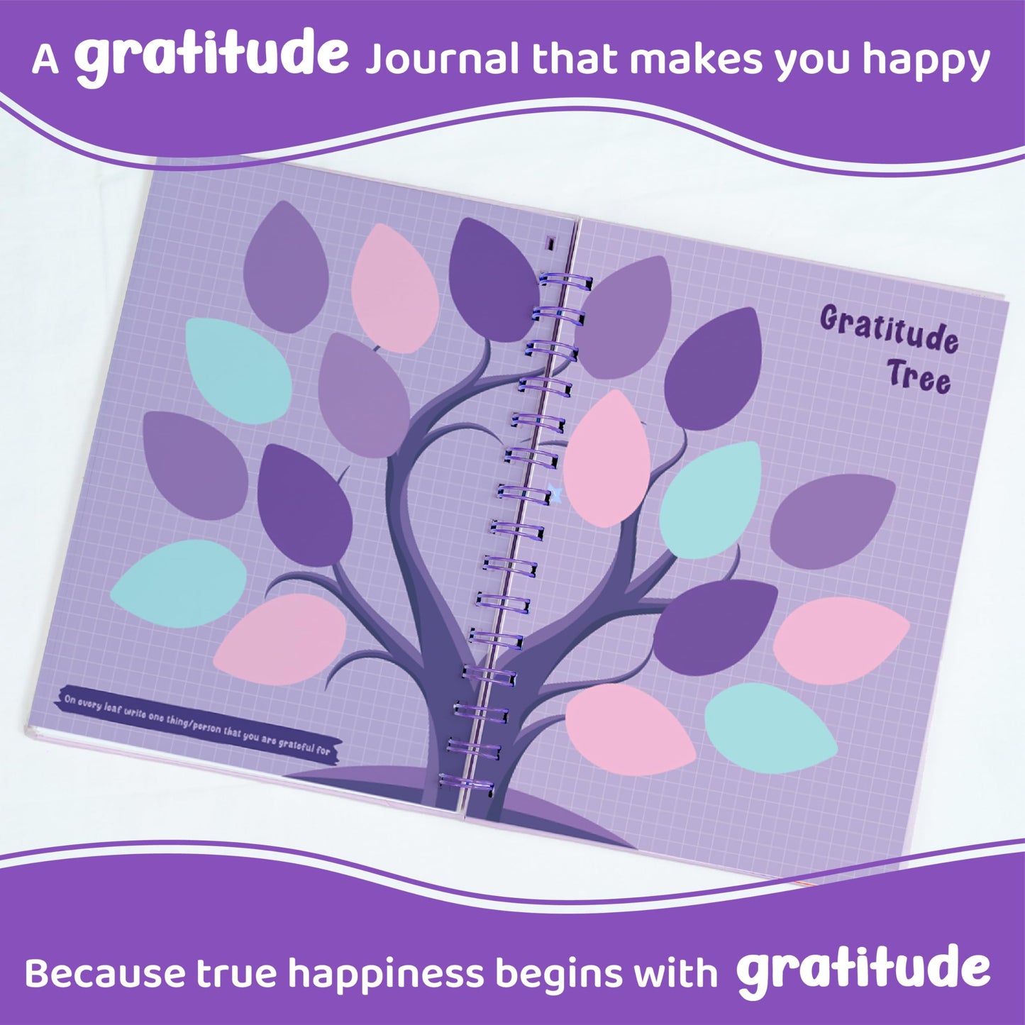 jackinthebox Gratitude Journal Kit for Girls Ages 8–12, 242 pcs, Scrapbooking Journal Set for Teen, Tween Girls, 10 Fun Gratitude Exercises, Art & Craft Kit Gift for Girl 8 9 10 11 12