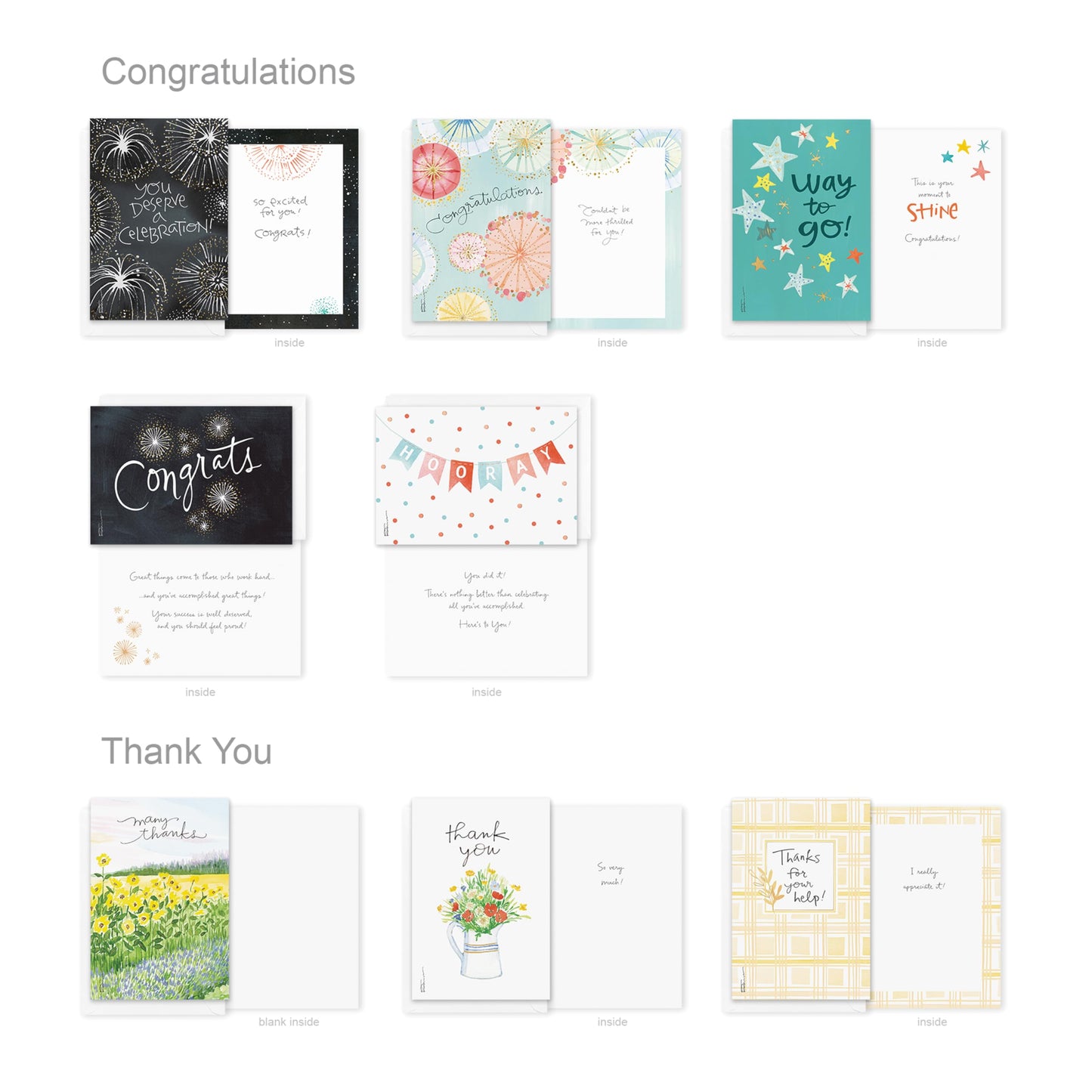 American Greetings 60-Count All Occasion Greeting Card Assortment with Storage Box, Dividers, Envelopes and Seals (Kathy Davis Designs)