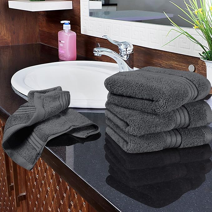 Utopia Towels 12 Pack Premium Wash Cloths Set, 12 by 12 Inches, 100% Cotton