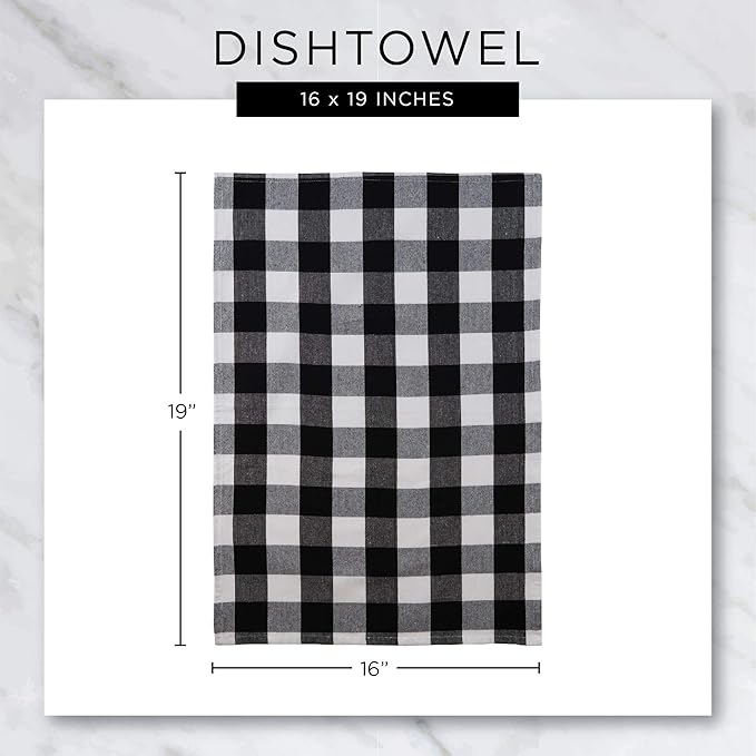 DII Cleaning Collection Multi-Purpose Microfiber, Avocado Floral, Dishtowel Set