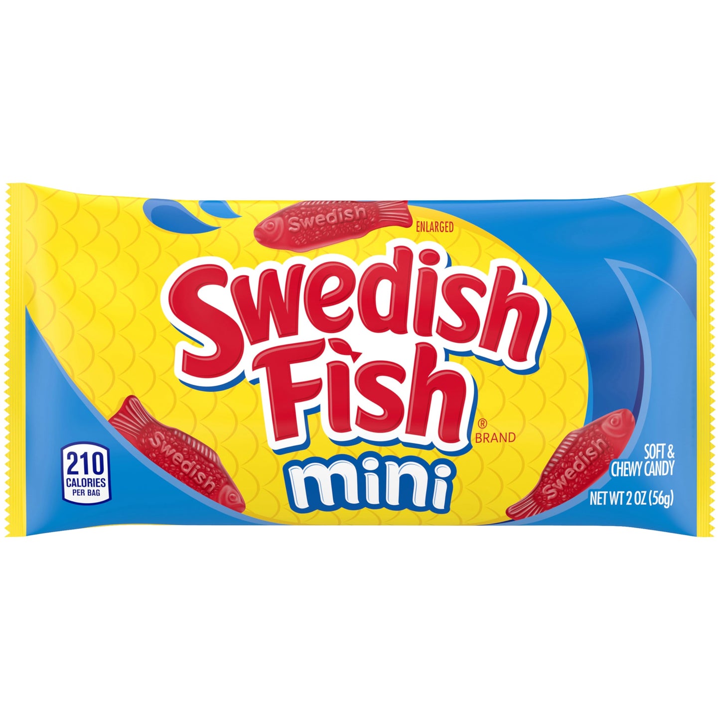 SWEDISH FISH Mini Soft & Chewy Candy, Bulk Candy, 24 - 2 oz Bags