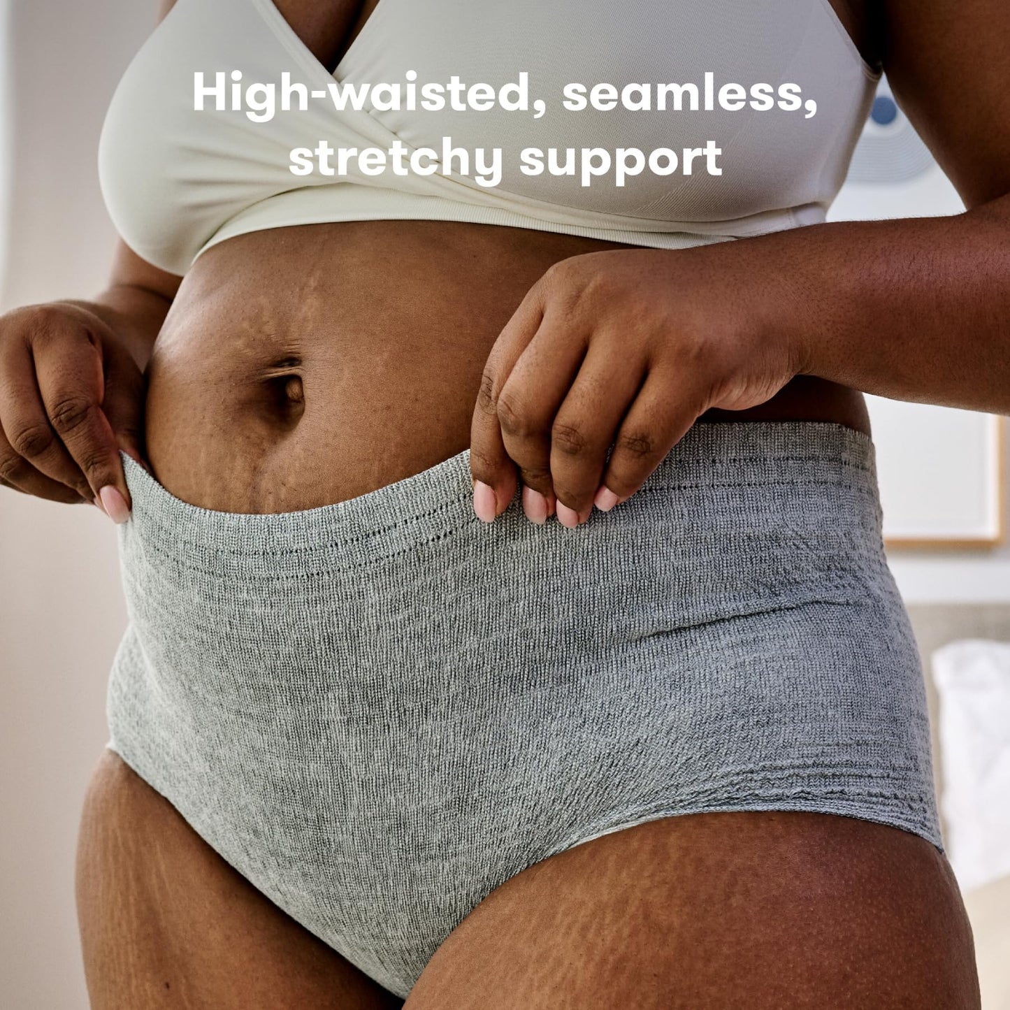FridaBaby Disposable High Waist C-Section Postpartum Underwear | Super Soft, Stretchy, Breathable, Wicking, Latex-Free, Regular (8 Count)