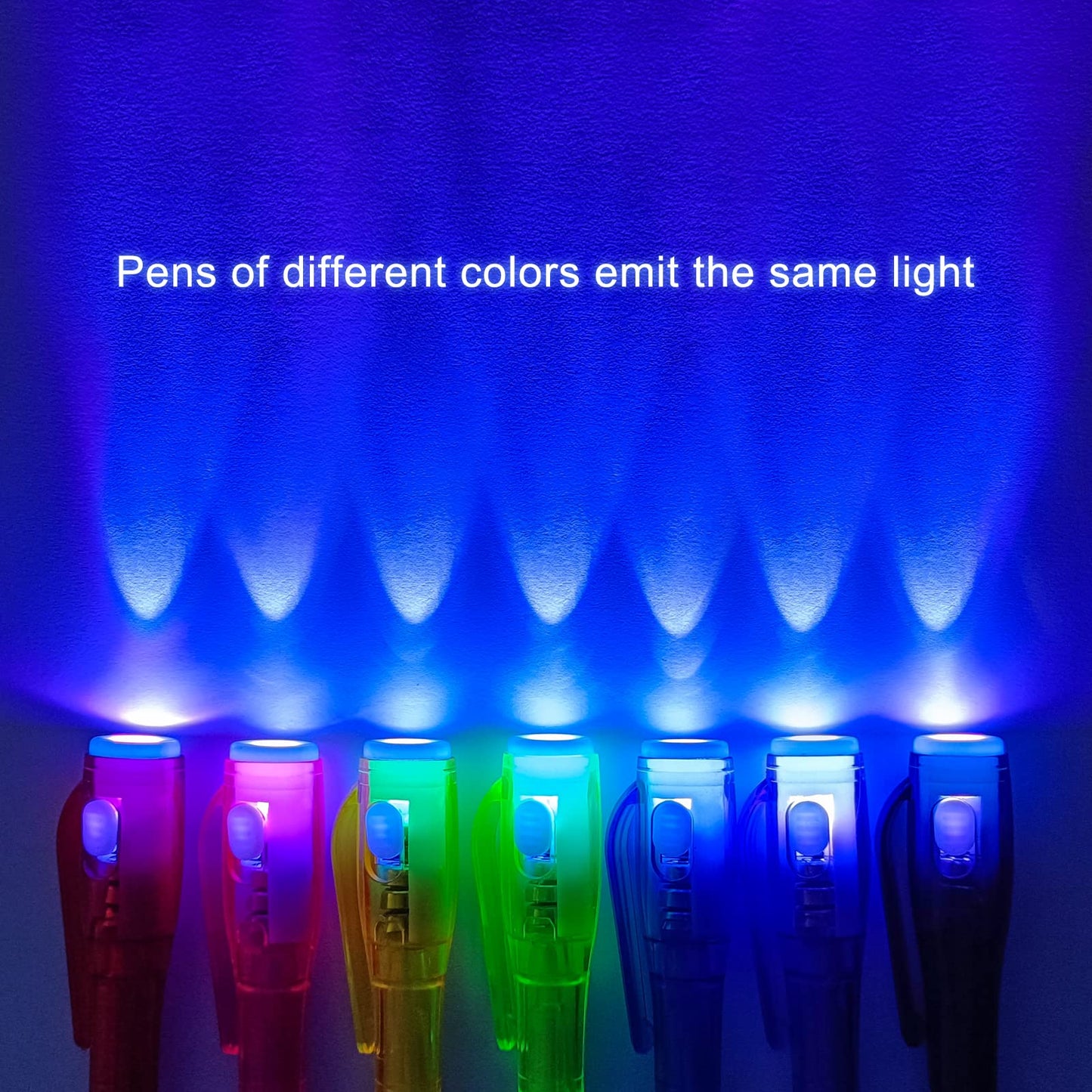 EODVICS Invisible Ink Pens, 28 Pack Spy Pen Invisible Disappearing Ink Pen with UV Light, Upgrade Exquisite Packaging Magic Pen for Secret Message, Birthday Party, and Kids Halloween Goodies Bags Toy