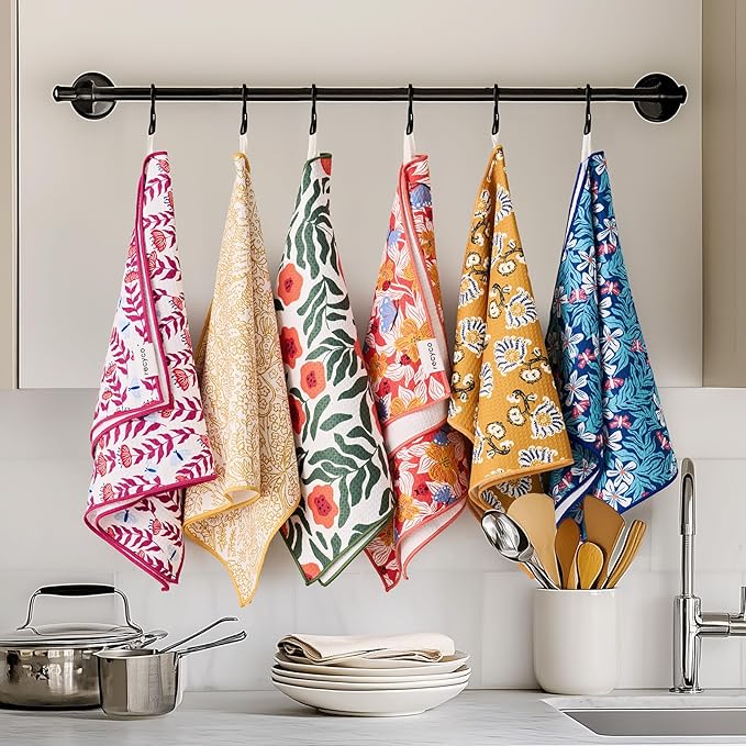 RECYCO Waffle Kitchen Towel Set of 2