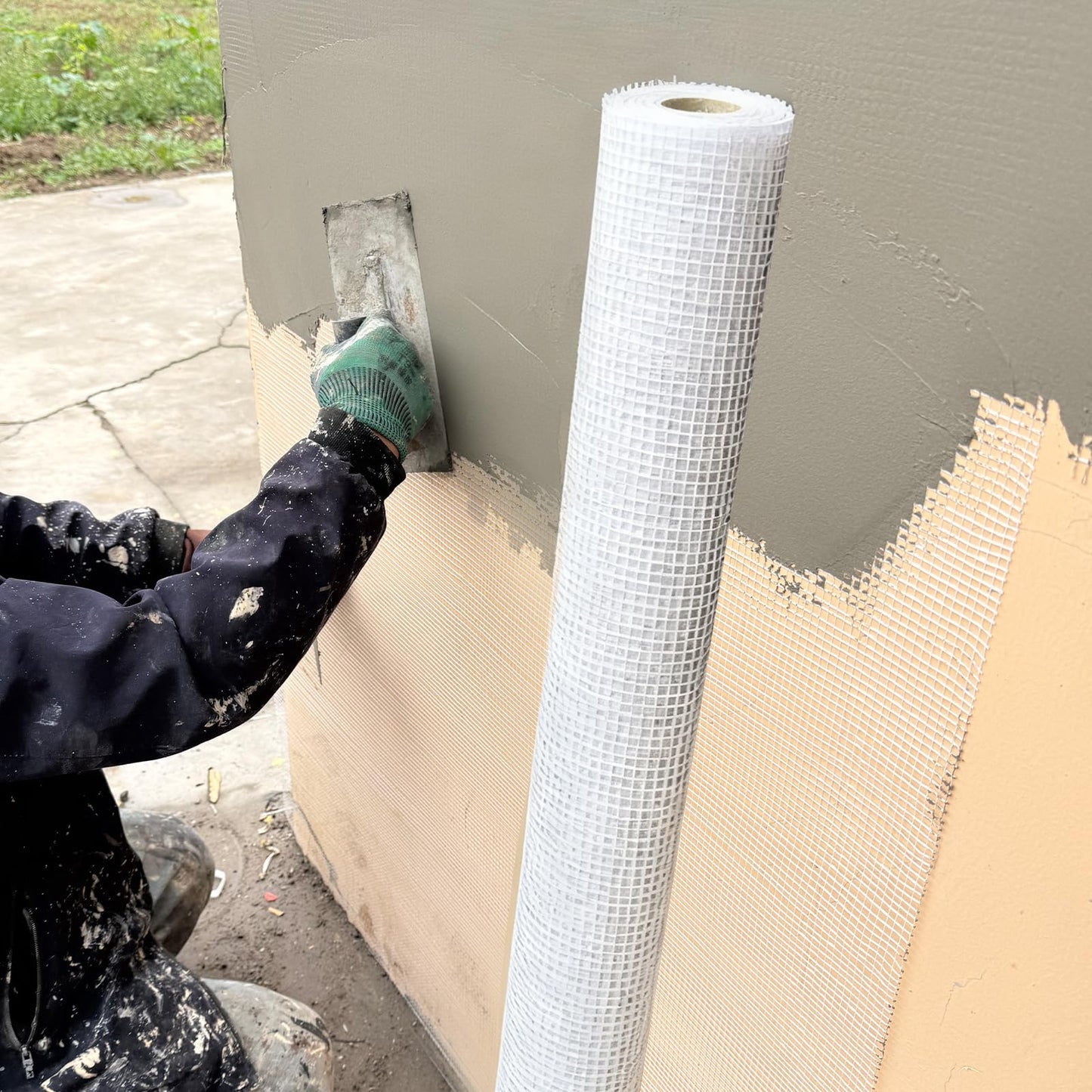 Fiberglass Mesh 3.2ft x 164ft,Fiberglass Mesh Plastering Mesh Enhanced Strength and Stability for Wall