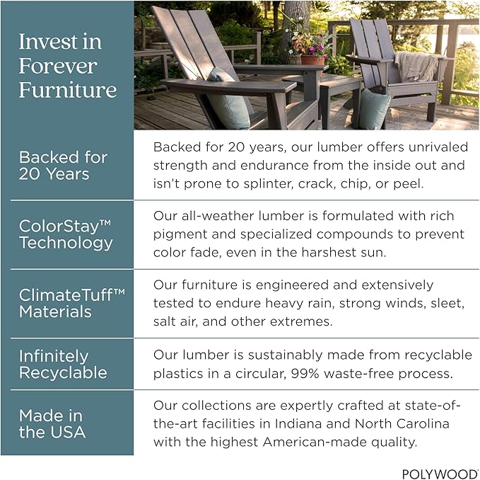POLYWOOD Presidential Rocking Chair in Aruba