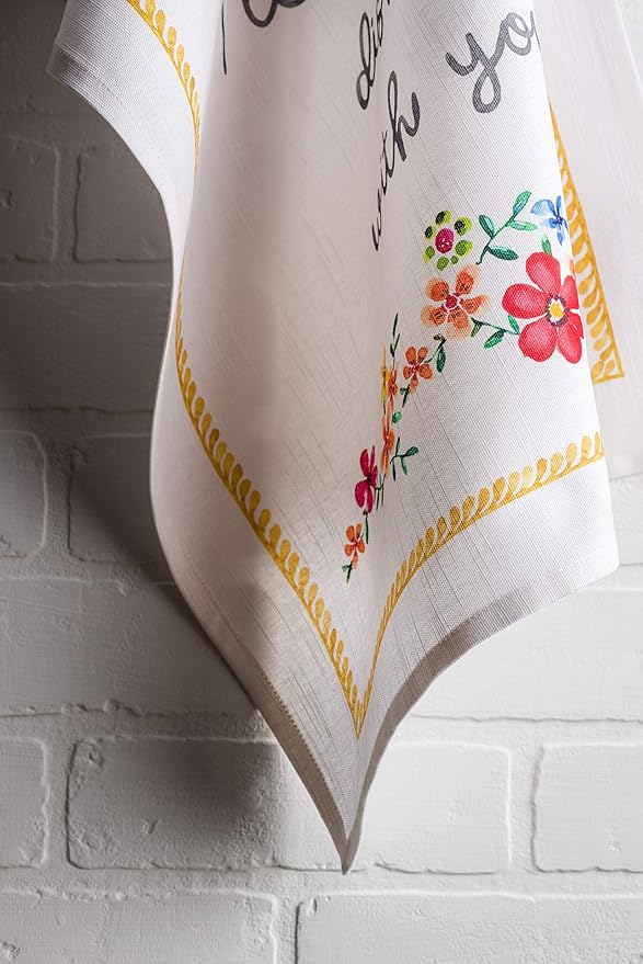 Maison d' Hermine Kitchen Towels Set of 3 100% Cotton 27.50" x 20" Reusable