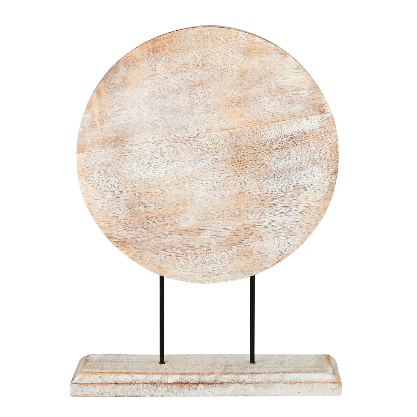 Eximious India Farmhouse Table Sculpture Home Decor Statue Mandala Carved for Modern Home 10" x 14", Living Room, Fireplace Mantel Shelf, Table and Entryway Decor Stand (Design 2)