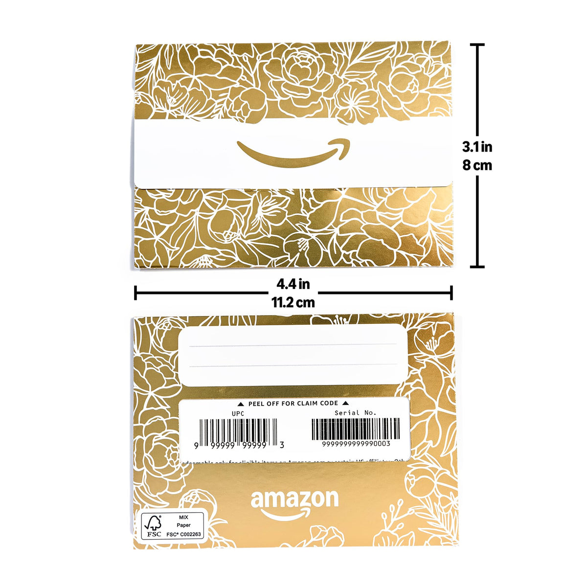 Amazon Physical Gift Card in Mini Envelope - Lovely Lace