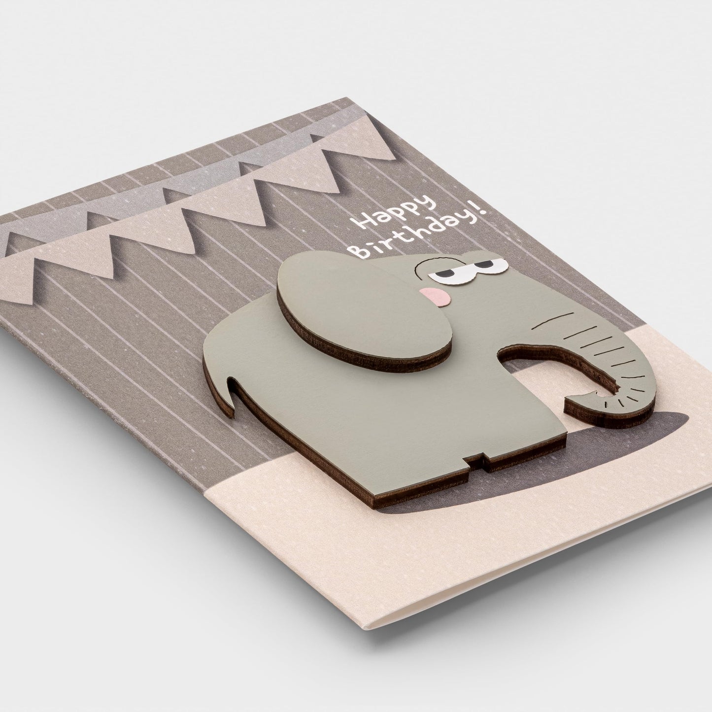 PESKOVOI Handmade Greeting Card with Premium 3D Wooden Design – Set of 5 Gift Cards with Kraft Envelopes – Ideal for All Occasions: Mother's Day, Weddings, Anniversaries, Birthdays, Love Notes & More