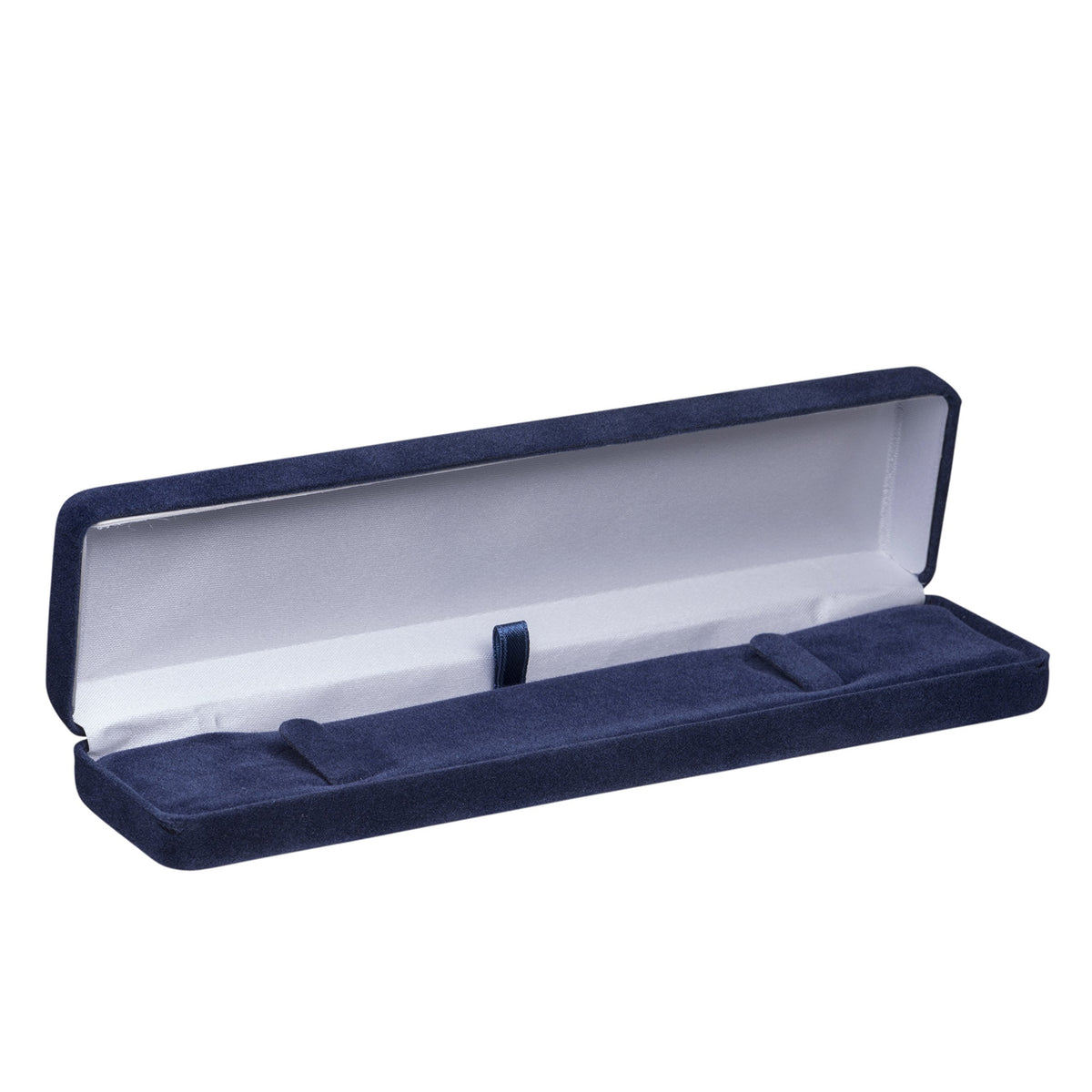 ALLUREPACK Luxury Rounded-Top-Velvet Bracelet Box for Women & Men – Jewelry Gift Box Ideal for Bracelet Case, Necklace, Chain – Bracelet/Necklace Box with Satin Inner Top and Matching Interior