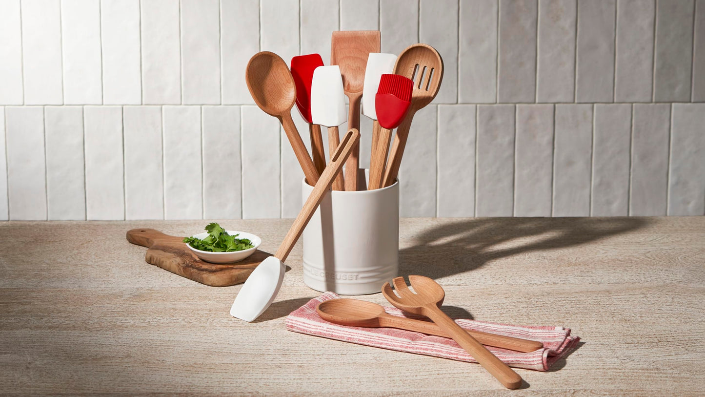 Le Creuset Silicone Signature Spatula Spoon, Sea Salt