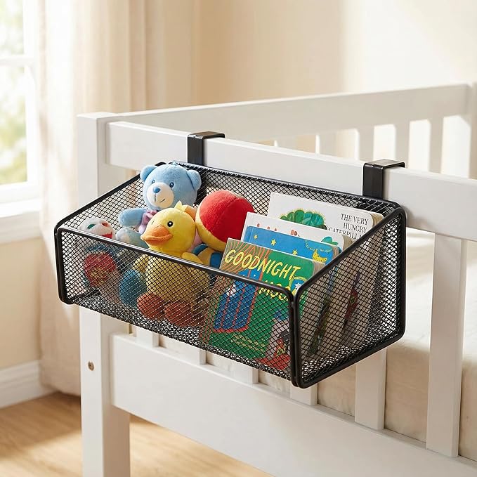 Bedside Caddy Shelf Hanging Storage Basket