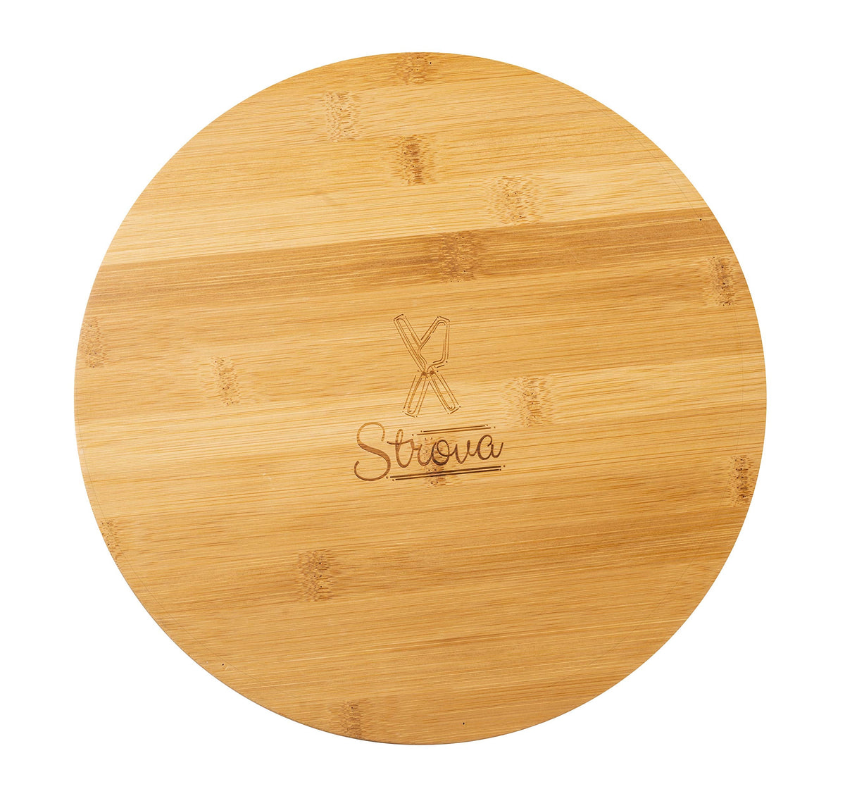 Strova Chip and Dip Serving Bowl – Wooden Appetizer Platter Set with Dip Cup for Salsa, Guacamole, Nacho, Vegetables, Taco Chip, Snacks and More – 12 Inch Diameter. Perfect for the BIG GAMES !