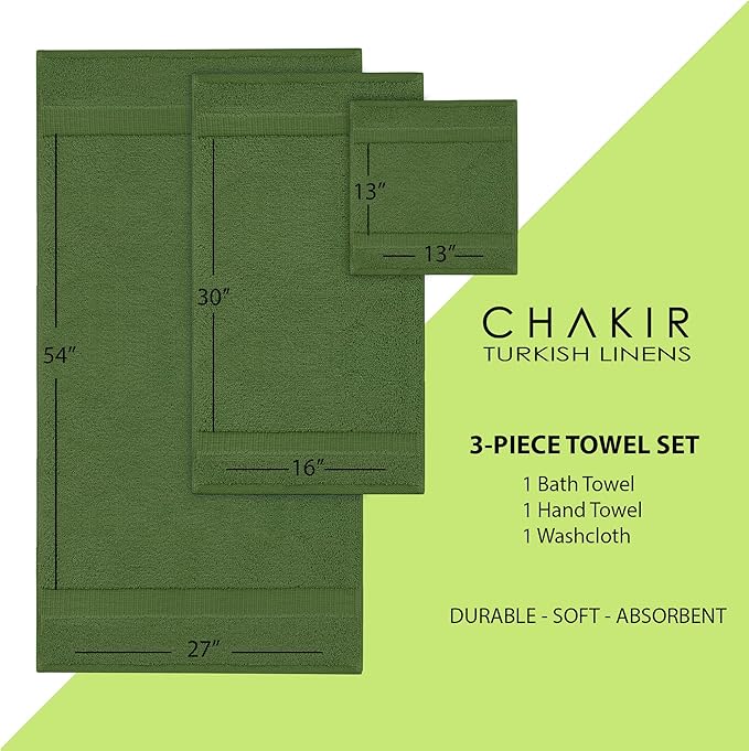 Chakir Turkish Linens | Hotel & Spa Quality 100% Cotton Premium Turkish Towels