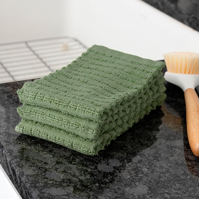 Ritz Royale Collection 100% Combed Terry Cotton, Highly Absorbent, Kitchen Dish