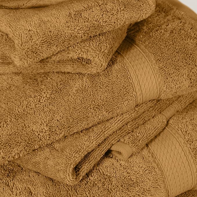 Superior Egyptian Cotton Pile 3-Piece Towel Set, Includes 1 Bath, 1 Hand