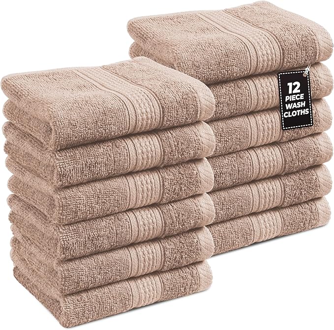 LANE LINEN Washcloths Set