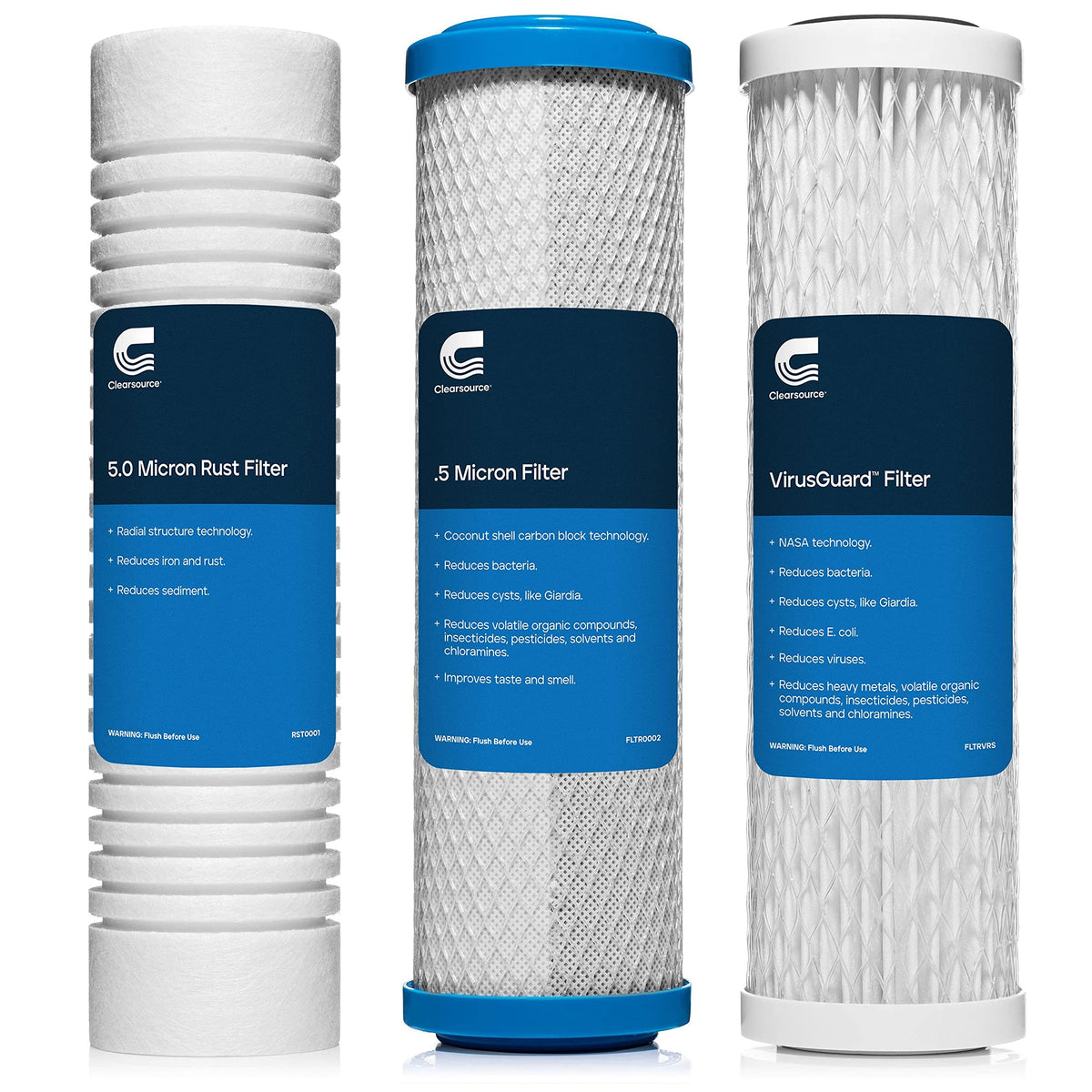 Clearsource Ultra RV Water Filter System with VirusGuard - Ultra Protection Against Viruses, Bacteria & Cysts
