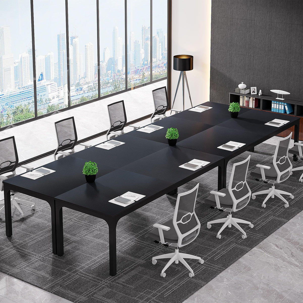 LITTLE TREE Large Rectangle Conference Meeting Seminar BusinessTable for 10-14 Person