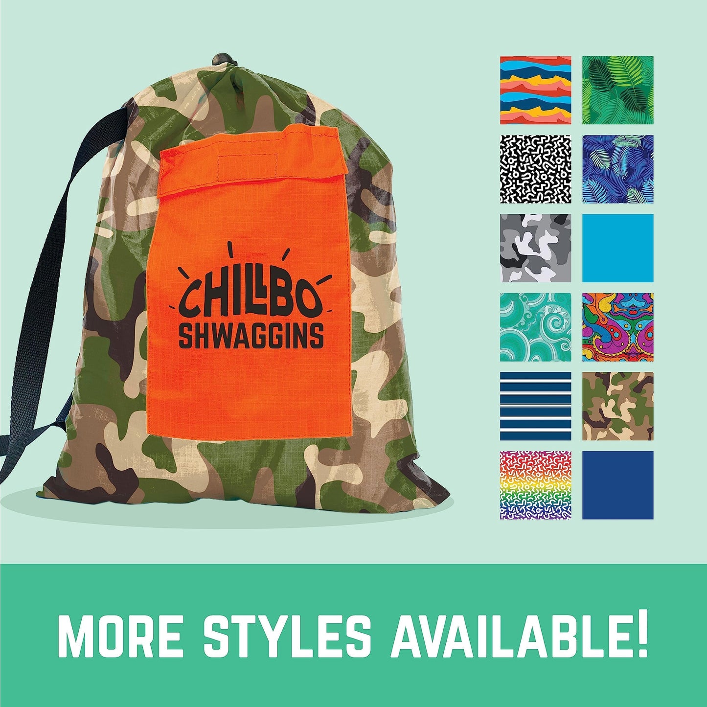 Chillbo Shwaggins Inflatable Couch – Cool Inflatable Chair Easy Setup is Ideal for Hiking Gear, Beach Chair and Music Festivals or Dad Gifts