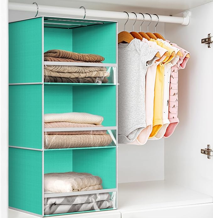 Simple Houseware 3 Shelf Hanging Closet Organizer