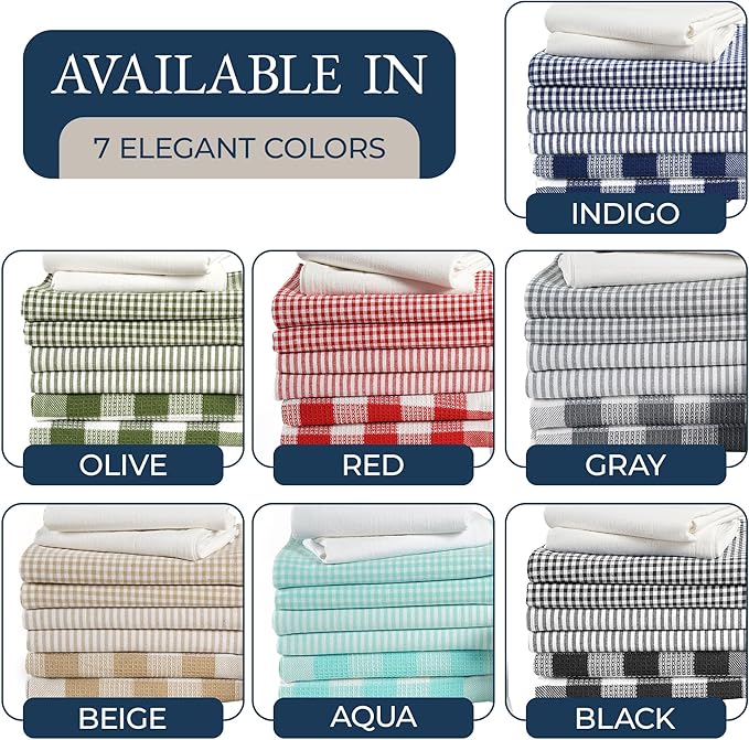LANE LINEN 20 Piece Kitchen Dish Cloths Set