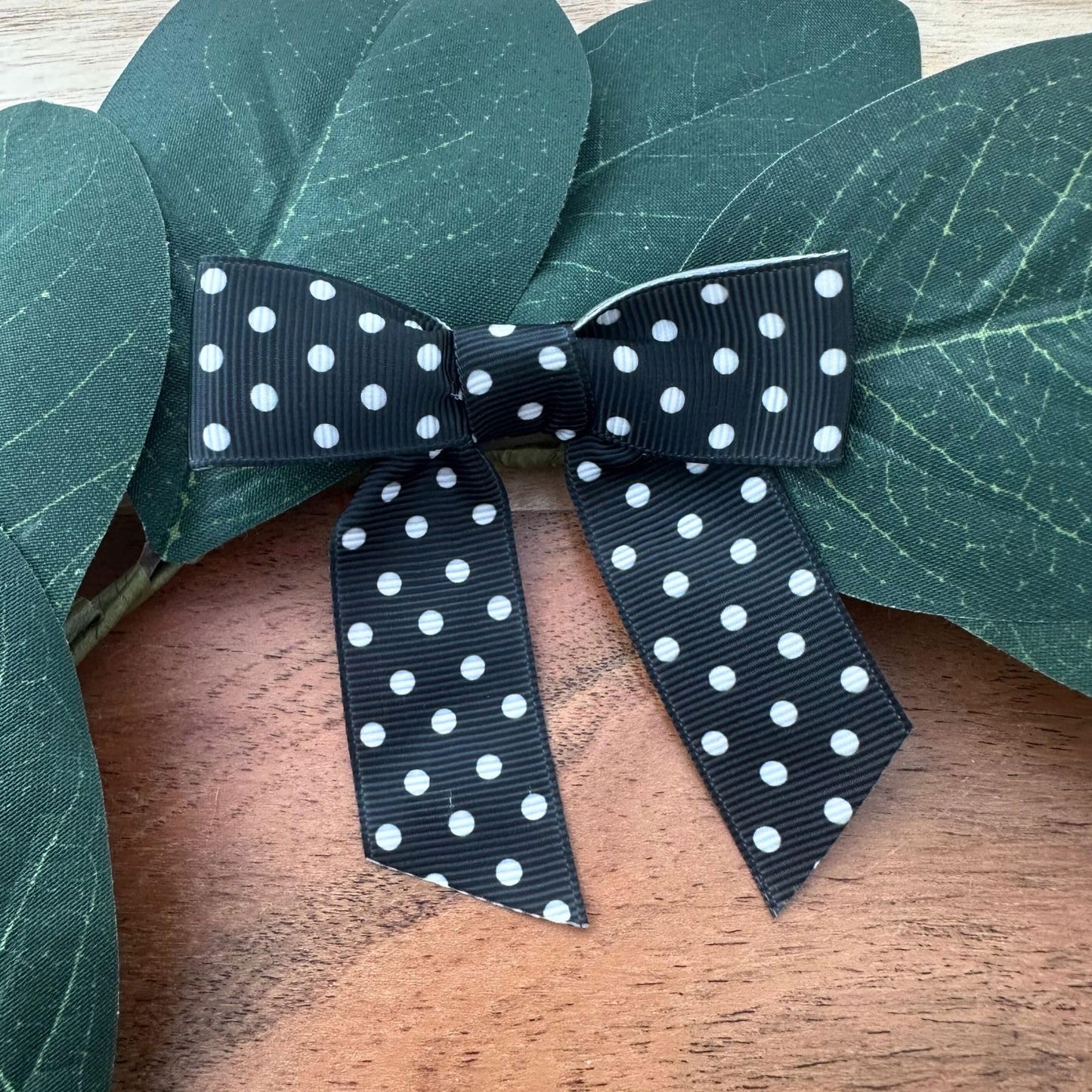 Black & White Polka Dots Pre-Tied Bows - 3" Wide, Set of 12, Grosgrain Ribbon, Wedding Embellishments, Gift Basket Decor, Party Favors, Birthday, Halloween, Christmas, Easter