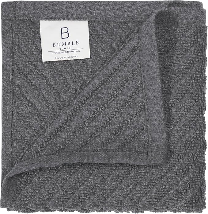 Bumble Towels Premium Kitchen Dish Cloths | 8 Pack | Diagonal Deluxe Dish Cloth